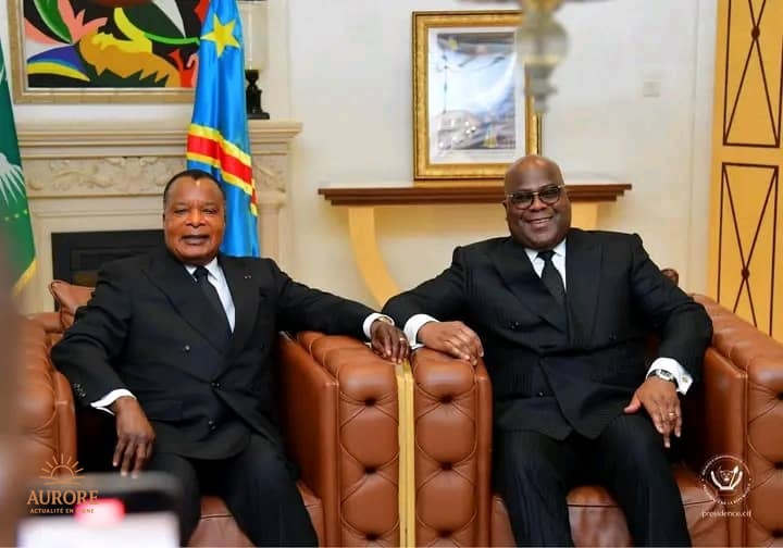 RDC : Félix Tshisekedi félicite Denis Sassou Nguesso pour sa réélection et appelle à consolider le partenariat bilatéral