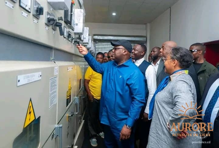 Le président de la République a lancé à Kikwit le réseau de distribution électrique de la centrale de Kakobola