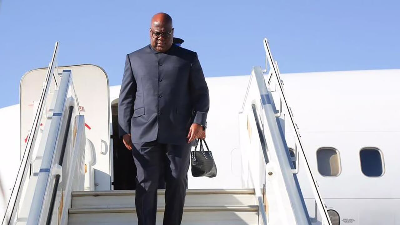 Itinérance présidentielle : Félix Tshisekedi arrive à Lubumbashi pour poursuivre sa tournée dans l'espace Grand Katanga