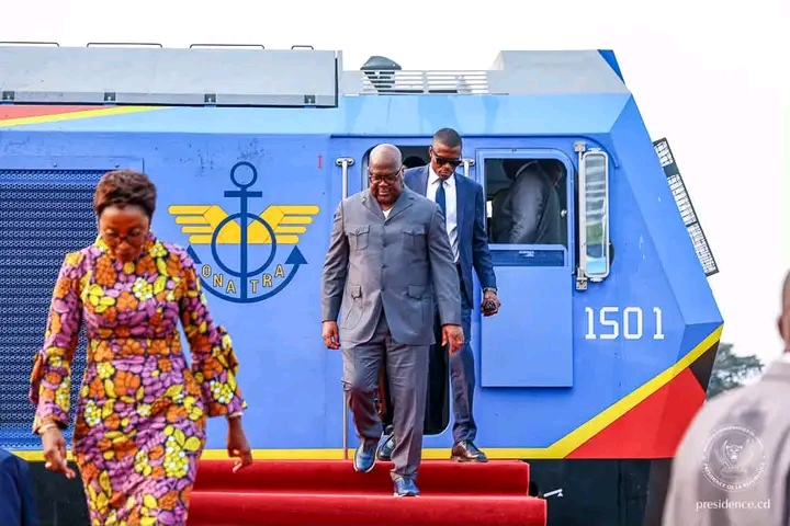 RDC : Félix-Antoine Tshisekedi lance officiellement le balisage du fleuve Congo et de la rivière Kasaï à Matadi