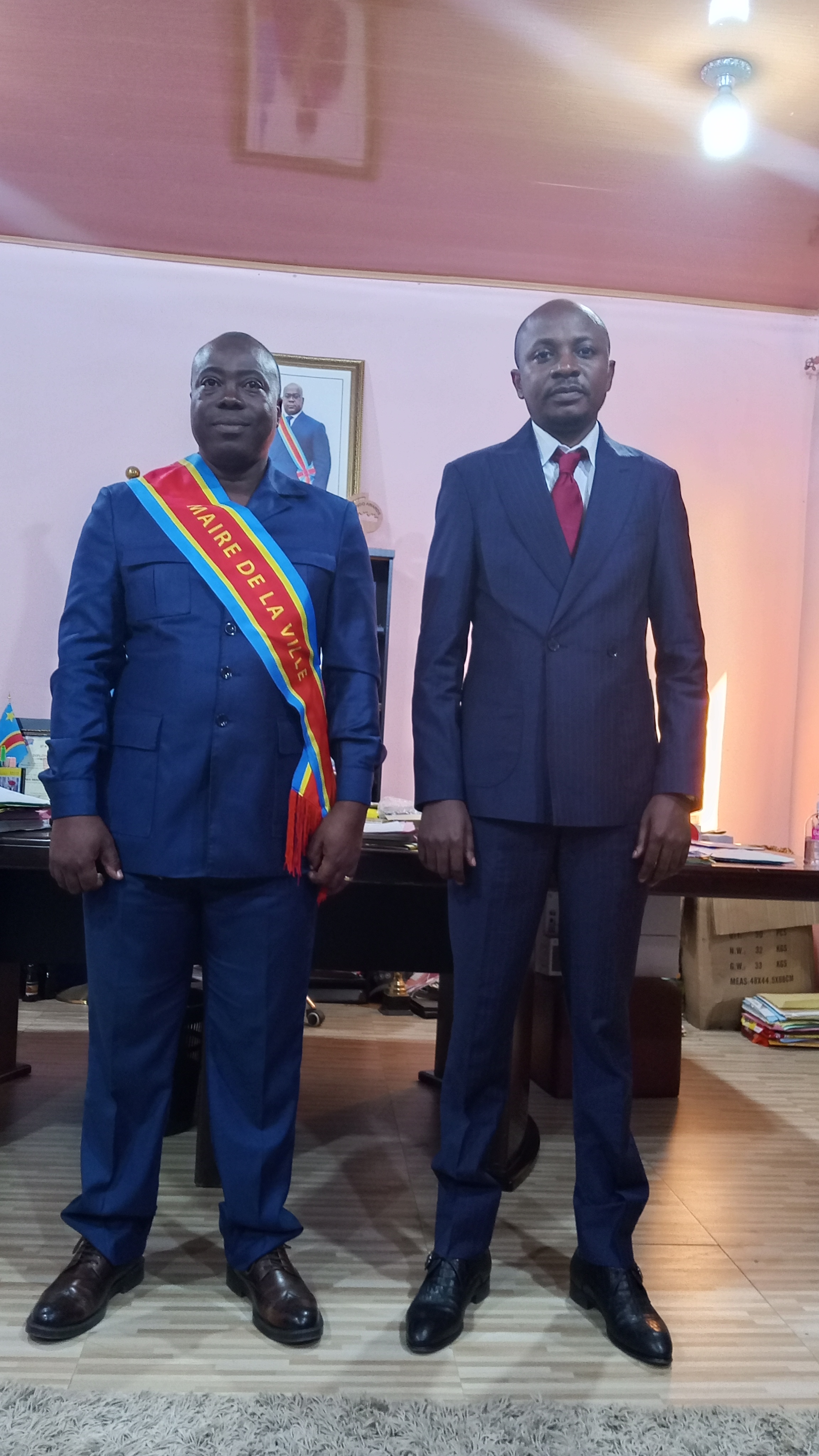 Matadi : le député national Dr Nzuzi Kasa Aam’zih reçu en audience par le maire Dominique Nkodia Mbete pour faire le point sur les réalités de la base