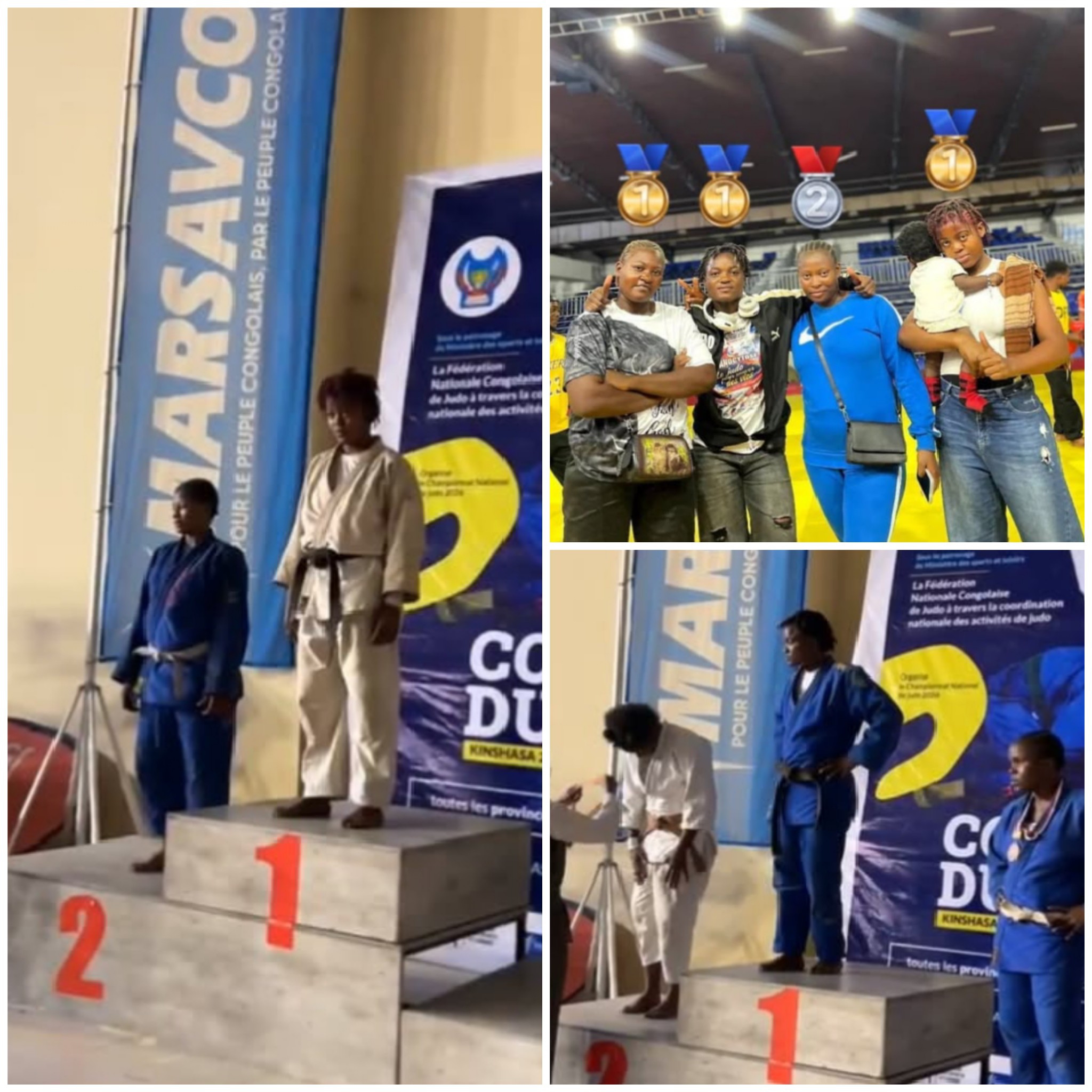 Kongo Central : Brillante prestation des judokates provinciales à la Coupe du Congo de judo